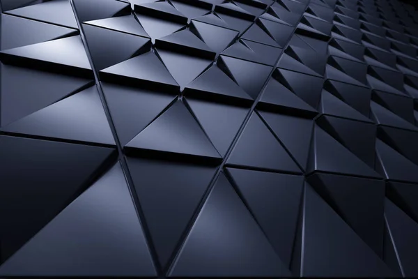 Fundo escuro abstrato de forma triangular poligonal — Fotografia de Stock