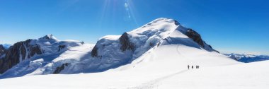 Üst Fransız Alpleri Mont Blanc Dağı trekking