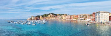 Genel plaj Sestri Levante yaz