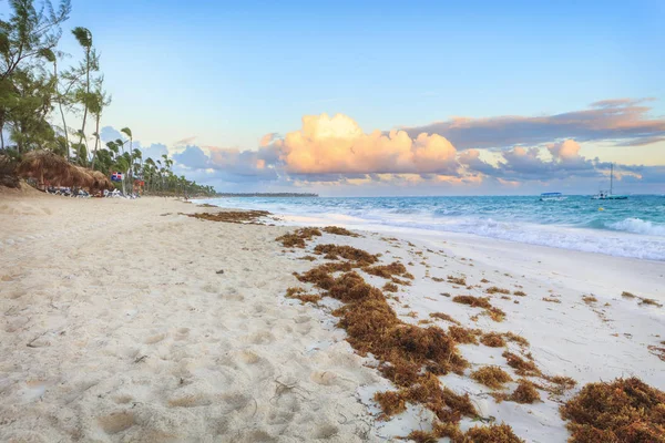 Vacaciones en República Dominicana. Sunset playa de arena —  Fotos de Stock