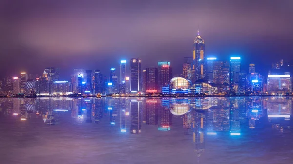 Panorama van centrale Hong Kong — Stockfoto