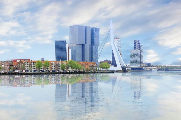Panorama över Rotterdam — Stockfoto
