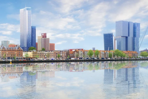 Panorama över Rotterdam — Stockfoto