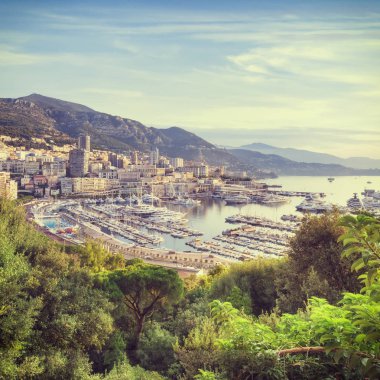 Yukarıdan Monaco adlı gündoğumu