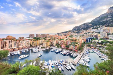 Lüks Monaco-Ville liman, Monako, Cote dazur