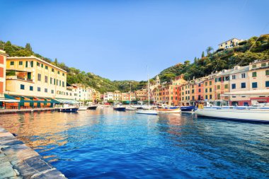 Yaz aylarında Portofino Panoraması