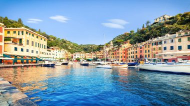 Yaz aylarında Portofino Panoraması