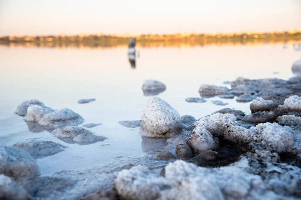 Odessa Ölü Deniz. Suda tuz.