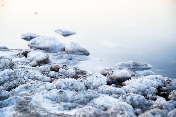 Odessa Ölü Deniz. Suda tuz.