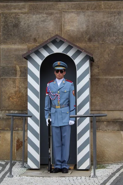 Guardia Castello Praga — Foto Stock