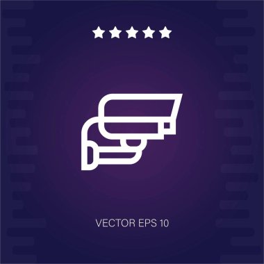 cctv vektör simgesi modern illüstrasyon