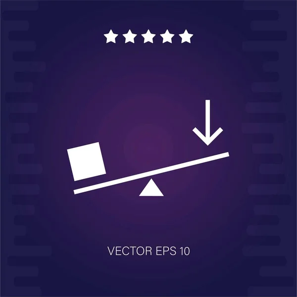 Balancedatos Vector Icono Ilustración Moderna — Vector de stock