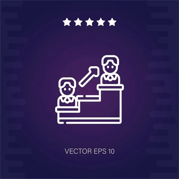 Karriere Vektor Symbol Moderne Illustration — Stockvektor