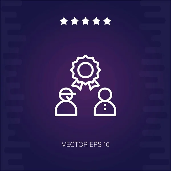 Tävling Vektor Ikon Modern Illustration — Stock vektor