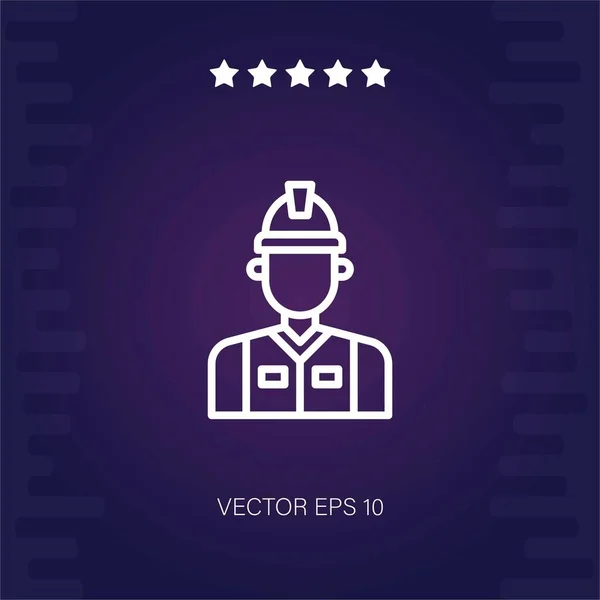 Ingeniero Vector Icono Ilustración Moderna — Vector de stock