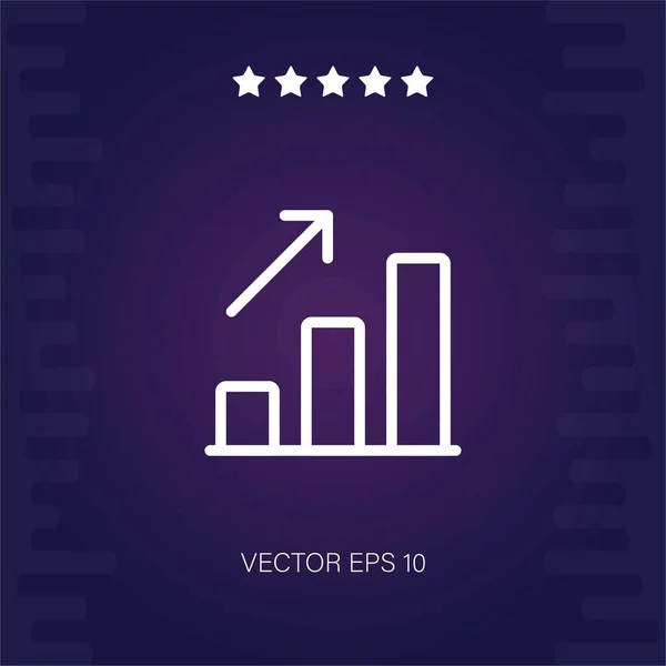 Pénzügy Vektor Ikon Modern Illusztráció — Stock Vector