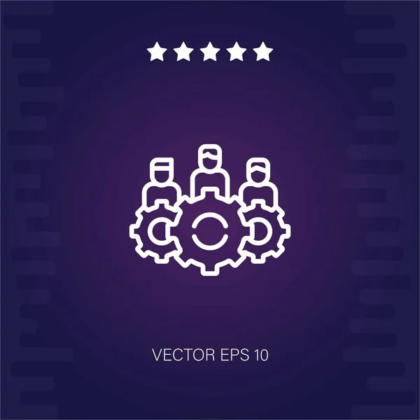 Manager Vector Pictogram Moderne Illustratie — Stockvector