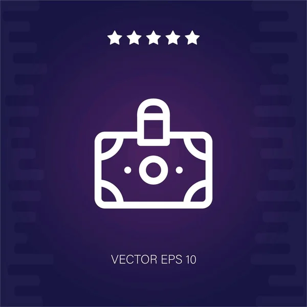 Geld Vector Pictogram Moderne Illustratie — Stockvector