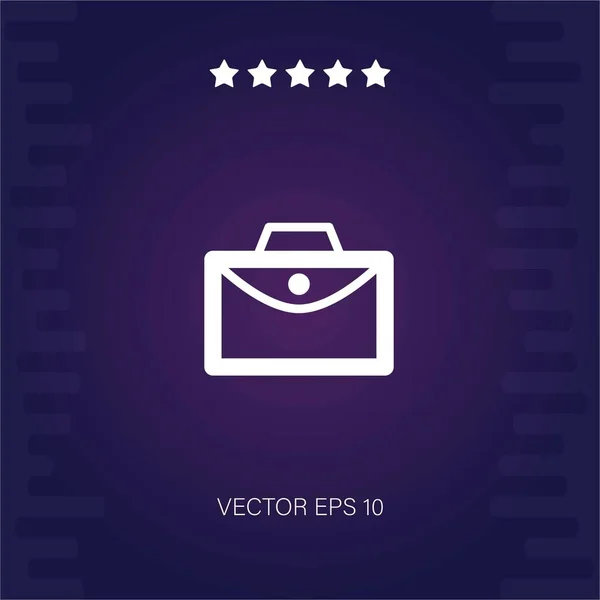 Officebriefcase Vektorsymbol Moderne Illustration — Stockvektor