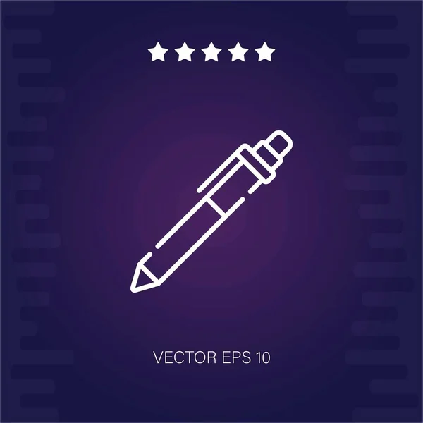 Pen Vector Icon Modern Illustration — Stock Vector