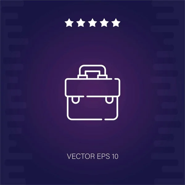 Portfolio Vektor Symbol Moderne Illustration — Stockvektor
