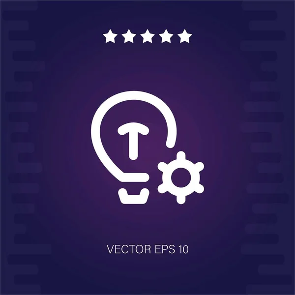 Projekt Förvaltning Vektor Ikon Modern Illustration — Stock vektor