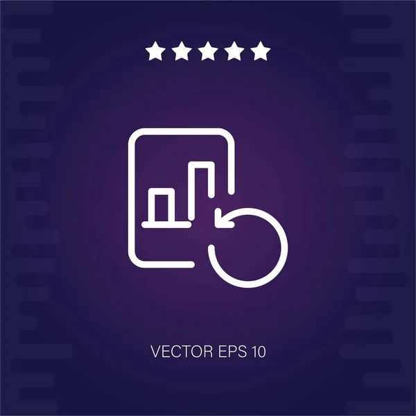 Vektor Symbol Neu Laden Moderne Illustration — Stockvektor