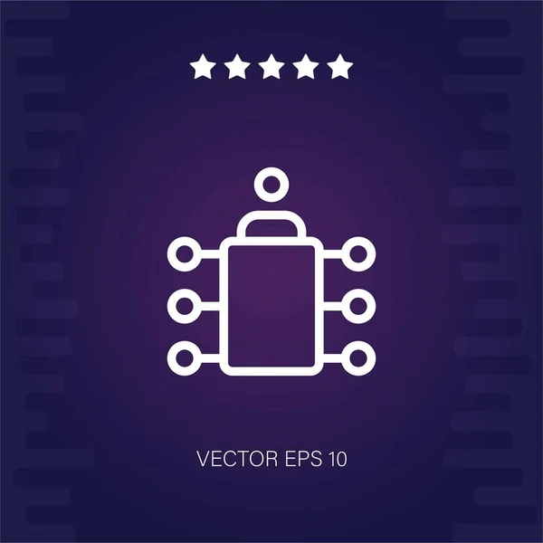 Board Vektor Icon Vektor Illustration — Stockvektor