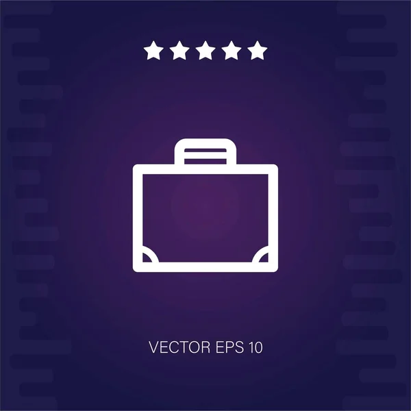 Aktentasche Vektor Icon Vektor Illustration — Stockvektor