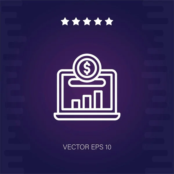 Investitionsvektor Symbol Vektor Illustration — Stockvektor