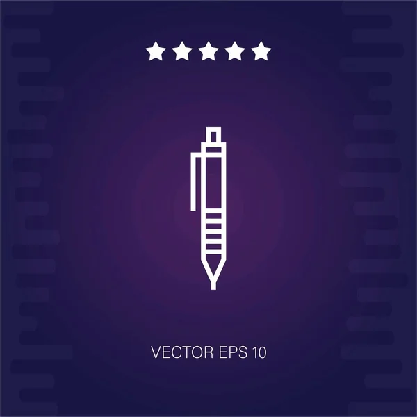 Stift Vektor Symbol Vektor Illustration — Stockvektor