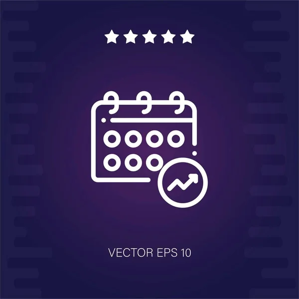 Planung Vektor Symbol Vektor Illustration — Stockvektor