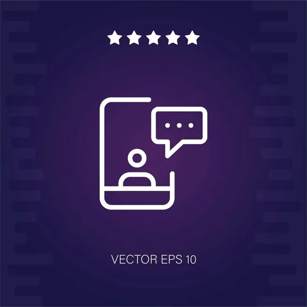 Smartphone Vektor Ikon Vektor Illustration — Stock vektor