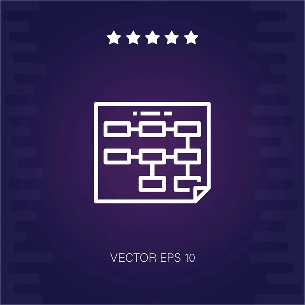 Icono Vector Negocio Ilustración Moderna — Vector de stock