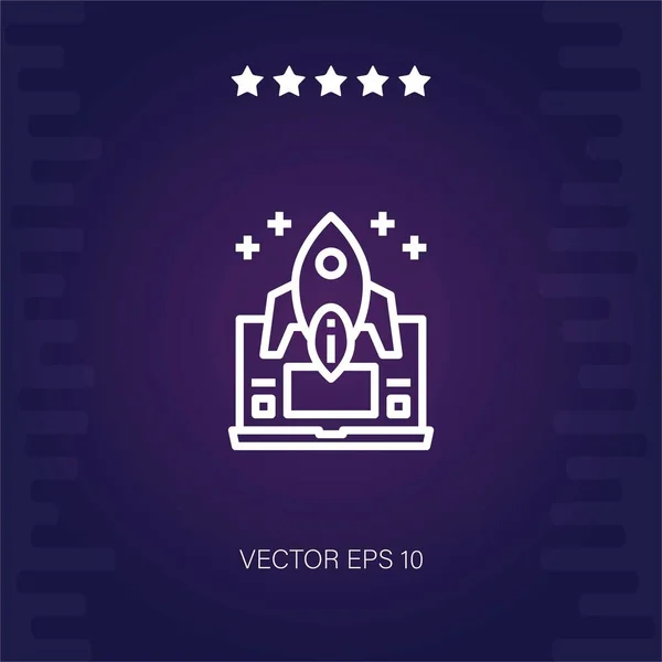 Hosting Vektor Symbol Moderne Illustration — Stockvektor
