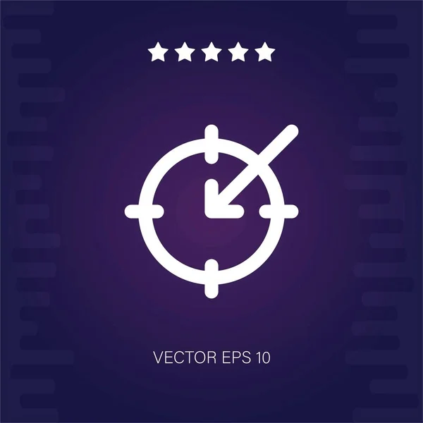 Vector Destino Icono Ilustración Moderna — Vector de stock