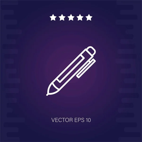 Stift Vektor Symbol Moderne Illustration — Stockvektor