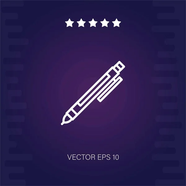 Pen Vector Icon Modern Illustration — Stock Vector