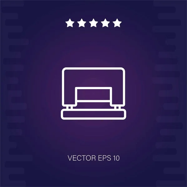 Grapadora Vector Icono Ilustración Moderna — Vector de stock