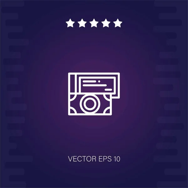 Método Pago Vector Icono Ilustración Moderna — Vector de stock