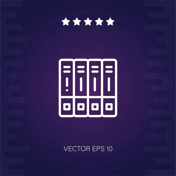 Folder Vector Icon Modern Illustration — Stock Vector