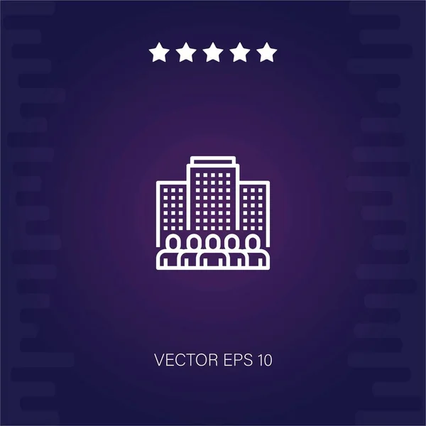 Organisation Vektor Symbol Moderne Illustration — Stockvektor