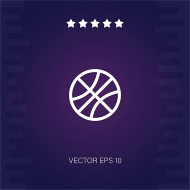 Basketbol vektör simgesi modern illüstrasyon