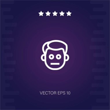 Nutksuz vektör simgesi modern illüstrasyon