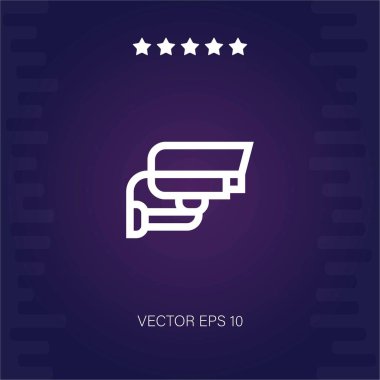 cctv vektör simgesi modern illüstrasyon