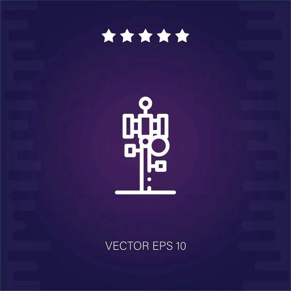 Icono Vector Electromagnético Ilustración Moderna — Vector de stock