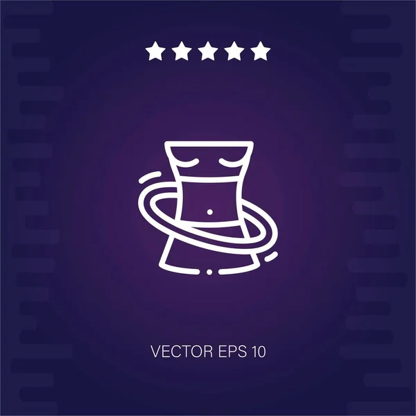 Icono Vector Aro Ilustración Moderna — Vector de stock