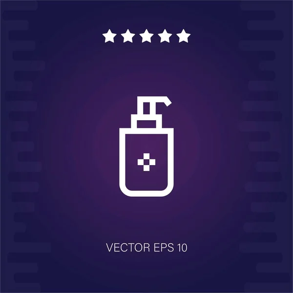 Jabón Vector Icono Ilustración Moderna — Vector de stock