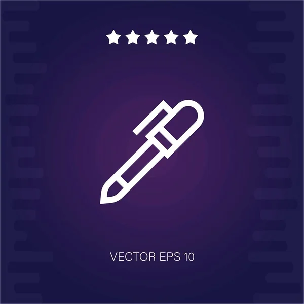 Lápiz Vector Icono Ilustración Moderna — Vector de stock