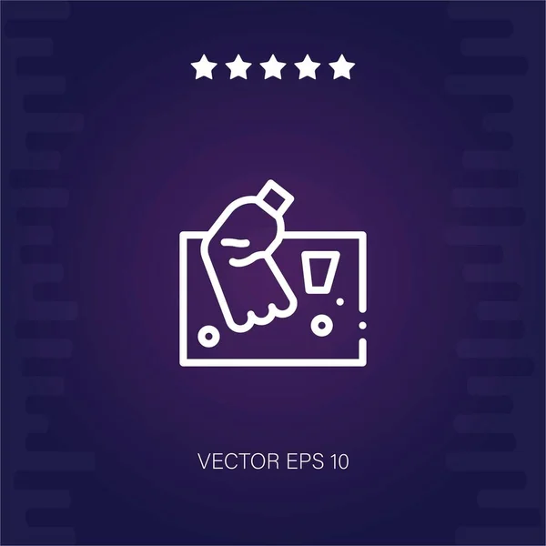 Пластиковые Векторные Иконки — стоковый вектор